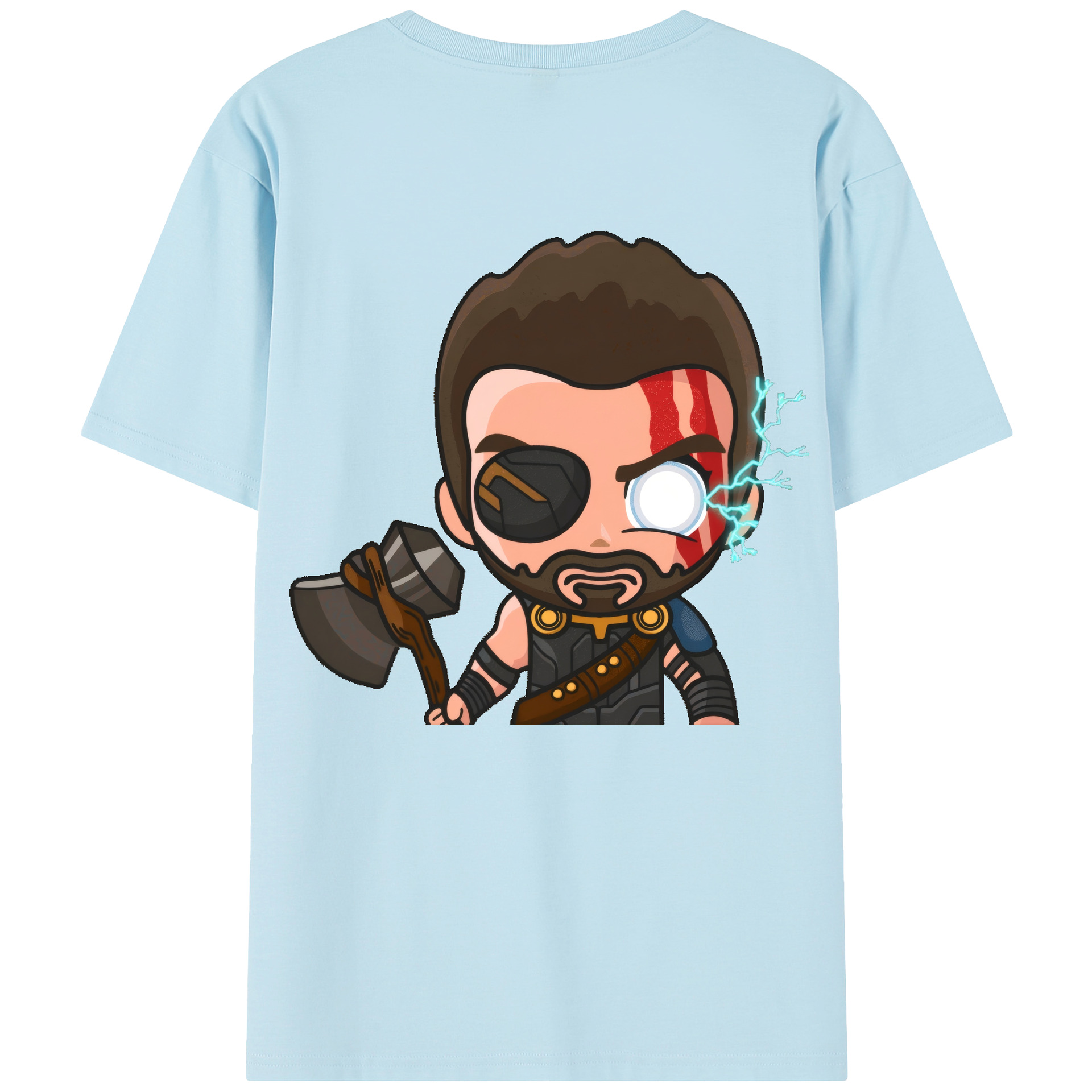 （画像用） アベンジャーズ The Avengers 綿100％半袖Tシャツ（背面プリント）